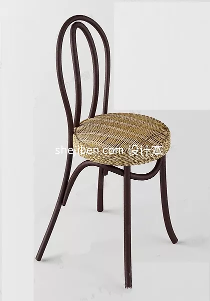 Dinning Room Long Distance Table 3d model