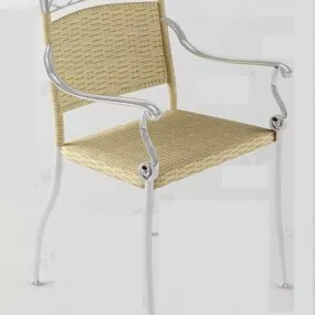 European Outdoor Vine Chair 3d model