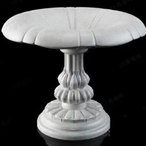 European Marble Fountain 3d model
