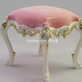 Classic Stool Chair 3d model