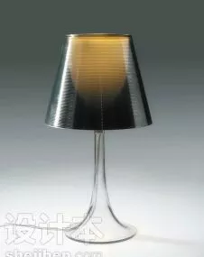 Minimalist Glass Table Lamp 3d model