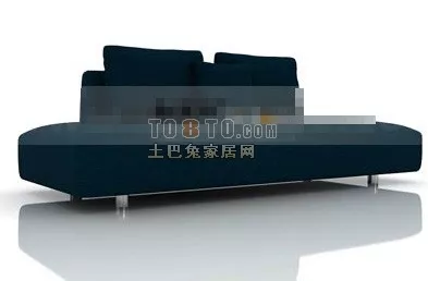 Sofa Strip Pattern Finish 3d model