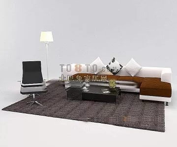 Sofa With Canopy 3d model
