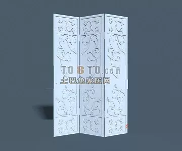 Frame Decorative Break Effect 3d model
