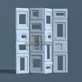 Partition Divider Modern Style 3d model