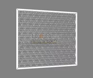 Office Partition Module 3d model