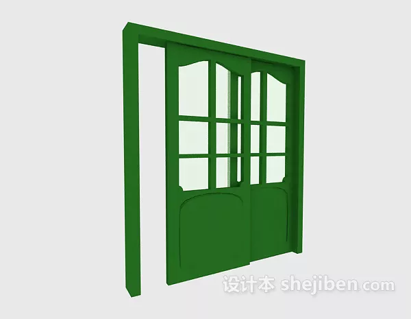 White Door Standard Platform 3d model