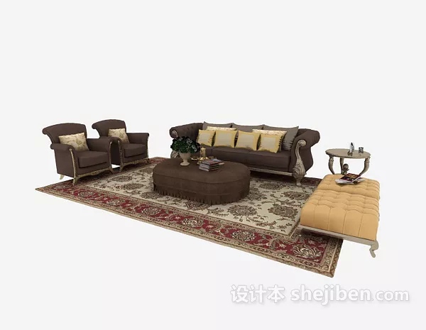 Elegant Console Table Vlada 3d model