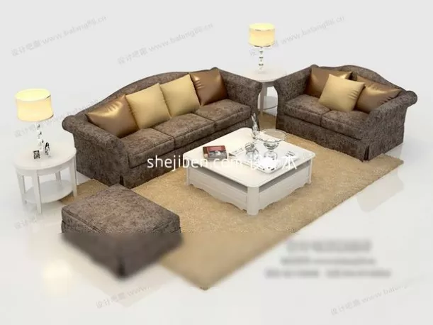 Black Lounge Chair Isotta 3d model