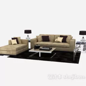 Sofa Sectional Living Room Furniture 3d model