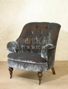 Curved Edge Sofa Tuliss With Pillows 3d model