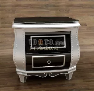 Bedside Table European Style 3d model Bedside Table European Style 3d model