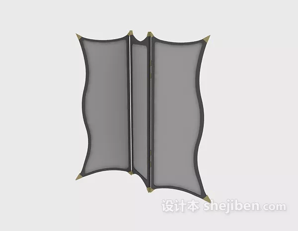 Screen Radiator Craved Pattern 3d model