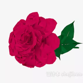 Rose Lowpoly 3d model