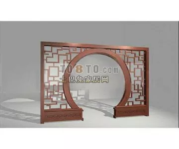Corbel Column Decoration 3d model
