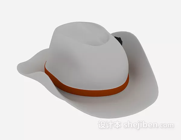 Low Poly Cowboy Character Rigged 3d model