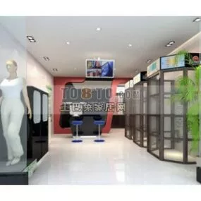 Clothing Store Design 3d model