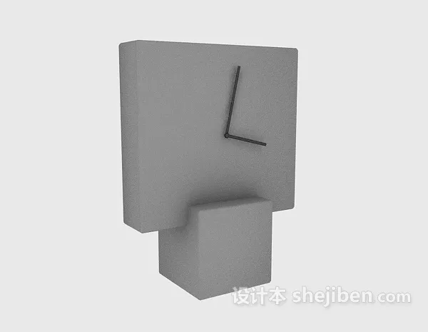 Wall Round Clock With Bird Decoration 3d model
