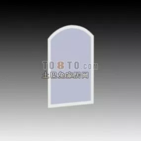 Bathroom Mirror Simple 3d model