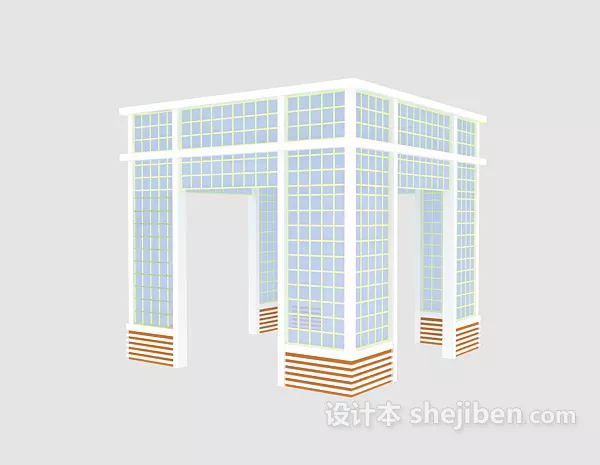 Thatched Hut 3d model