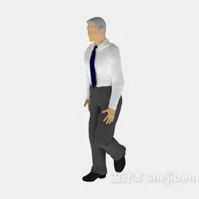 Lowpoly Male Character 3d model