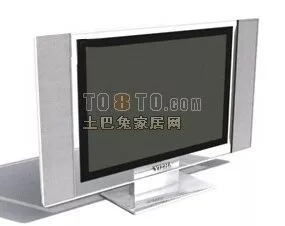 Tv Lcd With Speaker 3d model