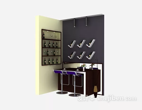 White Minimalist Kitchen Ideas 3d model