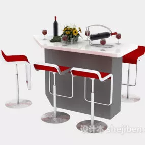 Home Bar Modern Style 3d model
