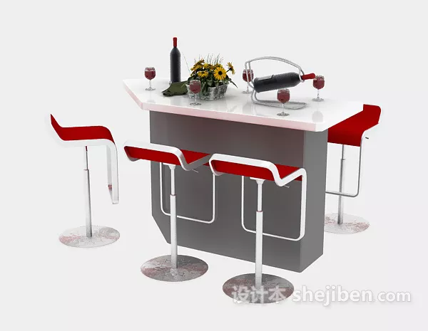 Dama Lounge Chair 3d model
