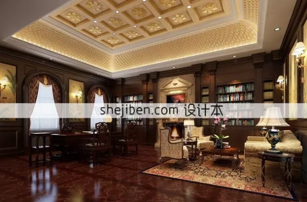 European Classic Living Room Interior V2 3d model European Classic Living Room Interior V2 3d model
