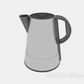 Electric Kettle Stainless Steel 3d model