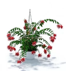 Cartoon Banyan Tree 3d model