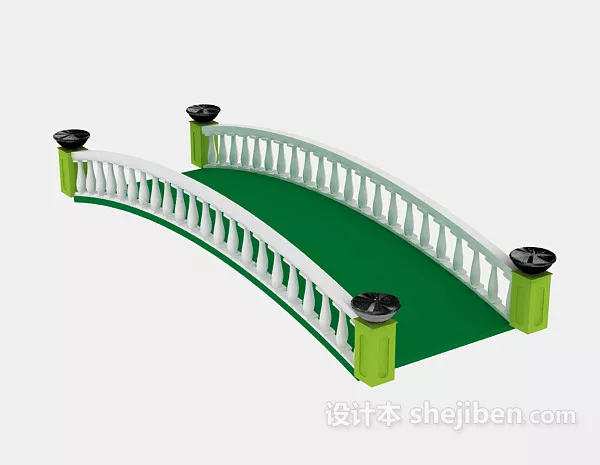 Simple Arch Bridge 3d model Simple Arch Bridge 3d model