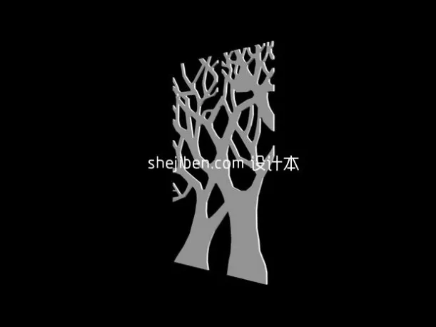 Fall Leaves Maple Tree 3d model