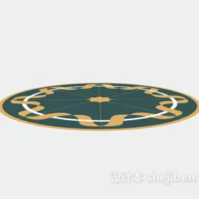 Circle Floor Ceramic Tiles 3d model