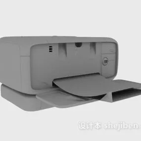 Small Printer A4 Size 3d model