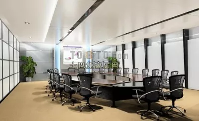Large Conference Room Modern Style 3d model Large Conference Room Modern Style 3d model