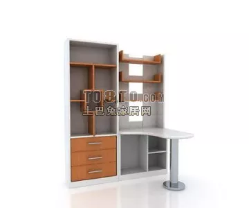 Table Numen Curved Edge 3d model