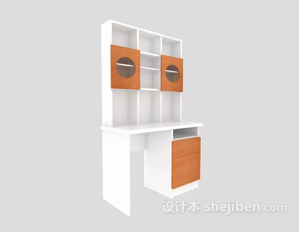 Filing Cabinet With Drawers Mdf 3d model