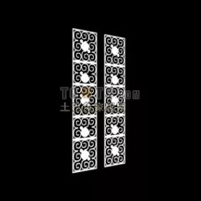 Sculpted Screen 3d model