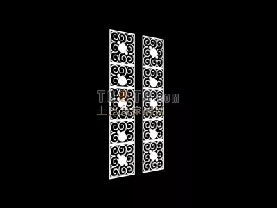 Sculpted Screen 3d model Sculpted Screen 3d model