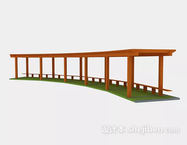 Ancient Chinese Architecture Temple 3d model