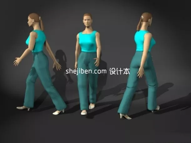 Humanoid Robot Rig 3d model