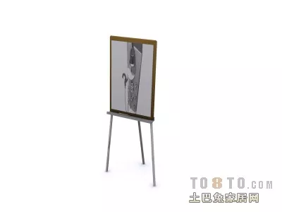 Painting Easel 3d model Painting Easel 3d model