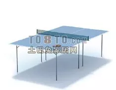 Table Tennis Lowpoly 3d model