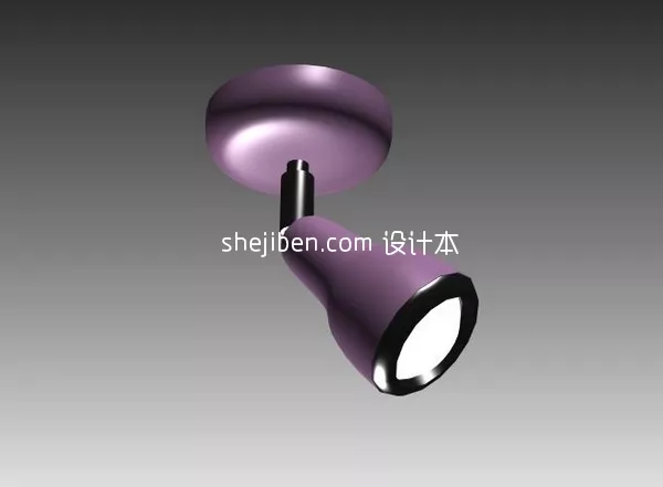 Floor Lamp Crystal Panel Shade 3d model
