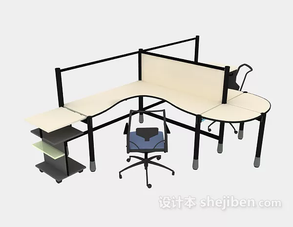 Office Work Desk Table 3d model Office Work Desk Table 3d model