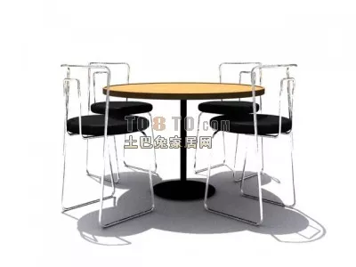 Table Numen Wood Panel Shape 3d model
