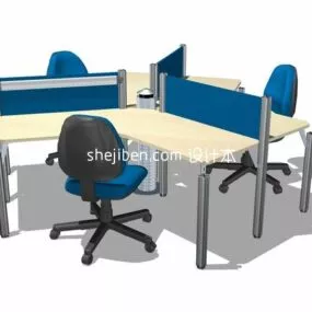 Work Table Unit 3d model