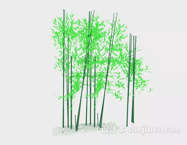 Fall Leaves Maple Tree 3d model